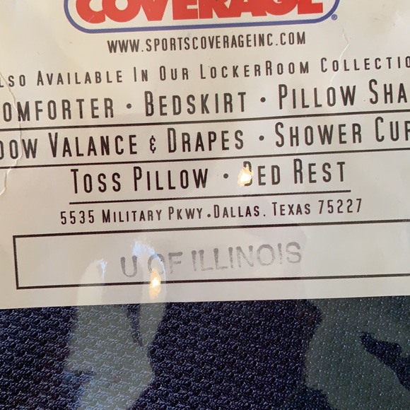 U of I Window Valance, NWT - Picture 5 of 6